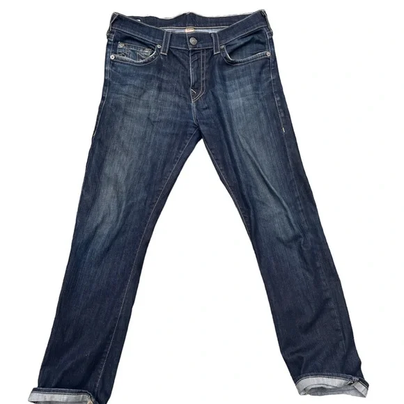 VINTAGE True Religion Jeans Ricky Size 34 - Picture 3 of 5